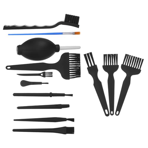 CHILDWEET Anti-Static Electronics Cleaning Brush Kit 13pcs Set with 12 Industrial Brushes and Air Blower Ball for Laptop Keyboard, PCB, Circuit Board, and Small Appliance Dust Removal