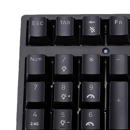 Zunate Mechanical Numeric Keypad, Wireless Bluetooth RGB Backlit, 21 Keys 3 Mode 2.4G USB Type C, Wired Numeric Number Pad for Cashier Accounting Data Entry Laptop Desktop