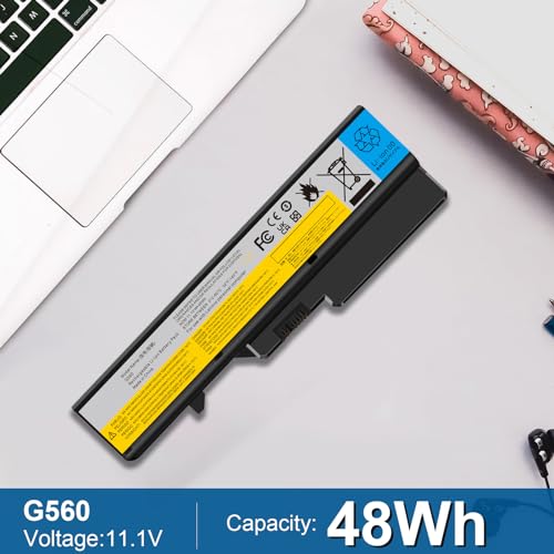 Fancy Buying Laptop Battery for Lenovo IdeaPad G460 G565 G470 G475 G560 B570 G780 V360 V570 Z470 Z560 Z565 Z570 Z575 L09S6Y02 L09M6Y02 L09L6Y02 L10P6Y22 L09C6Y02 L10C6Y02 57Y6454 - size: 8.11*2.55*0.82inch G560