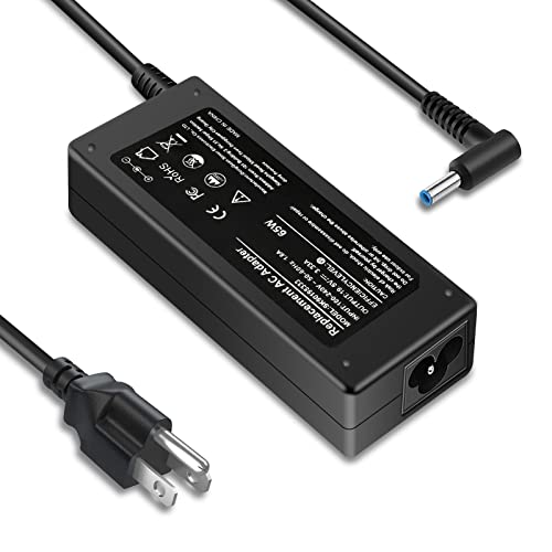 SiKER 65W USB C Laptop Replacement Charger for HP Spectre x360,Chromebook,Elitebook x360,Envy,Elite x2 Travel Type C Power Cord Supply - color: black