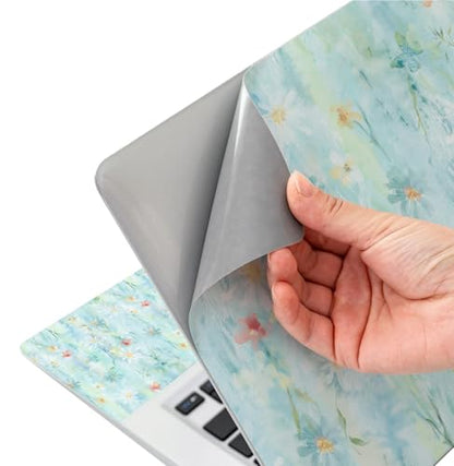 11.6 13 13.3 14 15 15.6 inches Netbook Laptop Skin Sticker Decal Reusable Protector Cover Case for Laptop Notebook chromebook Green W-NEK-52 - color: W-NEK-52