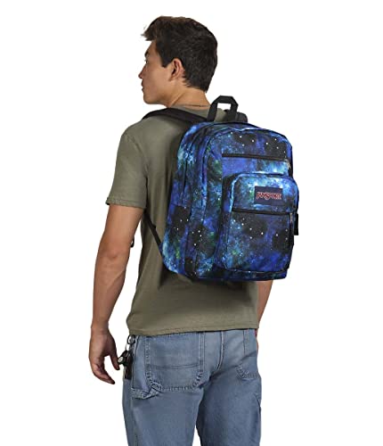 JanSport Laptop Backpack - Computer Bag with 2 Compartments, Ergonomic Shoulder Straps, 15” Laptop Sleeve, Haul Handle - Cyberspace Galaxy - color: Cyberspace Galaxy