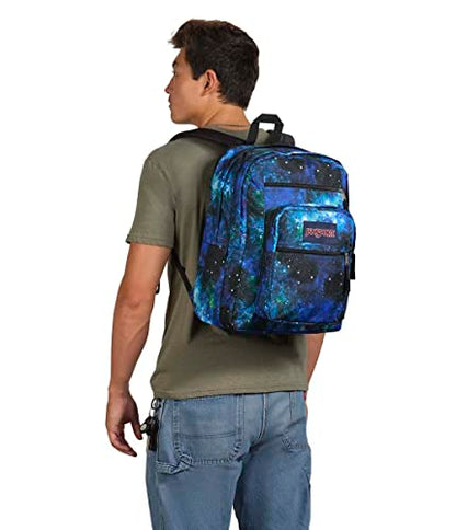JanSport Laptop Backpack - Computer Bag with 2 Compartments, Ergonomic Shoulder Straps, 15” Laptop Sleeve, Haul Handle - Cyberspace Galaxy - color: Cyberspace Galaxy
