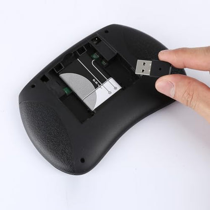 iPazzPort Mini Bluetooth & 2.4GHz Wireless Keyboard with Touchpad Mouse, 3-Color Backlit Portable, Rechargeable, for Smart TV/Fire TV/Android TV Box/PC/Mac/Raspberry Pi