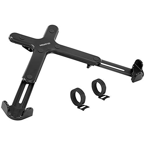 Mount-It! VESA Laptop Tray for Monitor Arm, Laptop VESA Mount Tray 75x75 100x100, Adjustable Notebook Arm Mount 11–17”, Ventilated Cooling Design with Secure Ledge Stopper, 17.6 lb Capacity