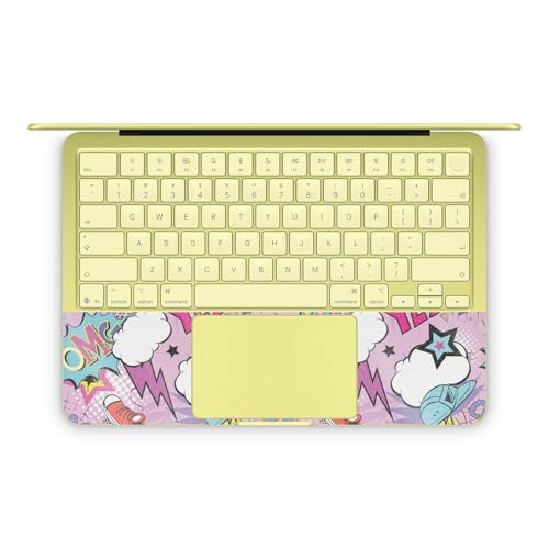 Glossy Glitter Laptop Skin Compatible with Apple MacBook Neo - OMG Yes - Premium 3M Vinyl Protective Wrap Decal Cover - Easy to Apply | Crafted in the USA by MightySkins - color: Omg Yes, size: MacBook Neo Full Cover Skin, style: Glossy Glitter Finish