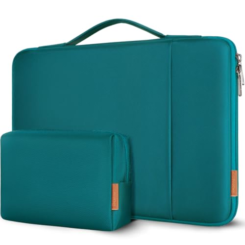 DOMISO 16 inch Laptop Sleeve Case Water Resistant Shockproof Protective Computer Bag for 16" Dell/HP Pavilion Envy/ThinkPad IdeaPad/ASUS Vivobook,Turquoise - color: Turquoise, size: 16 inch