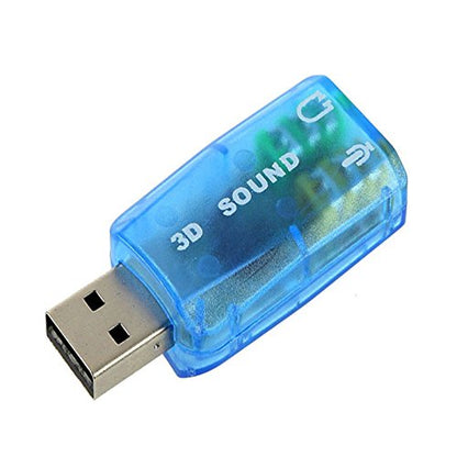 VizGiz 3 Pack USB Sound Card Adapter 5.1 Channel 3D External USB to 3.5MM 1/8 Audio Jack Stereo Headset Mic Microphone Headphone Earphone Plug and Play for Raspberry Pi Windows Mac Linux PC Computer