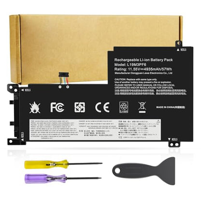 L19M3PF6 L19L3PF2 L19C3PF5 Battery Replacement for Lenovo Ideapad 5-15IIL05 5-15ARE05 5-15ITL05 5-15ARE05 5 15IAL7 5 15ABA7 Series L19L3PF2 L19C3PF5 L19M4PF1 L19L4PF1 L19C4PF1 L19D3PF3 L19C3PF4 - size: L19M3PF6 10.00*6.50*1.14 in