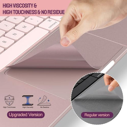 Palm Rest Cover Set with TrackPad Protector Compatible with 2026 MacBook Neo 13 Inch A3404 with A18 Pro Chip, Apple MacBook Neo 13 Scratch-Resistant Wrist Rest Skin Sticker Decal - Blush - color: Blush, size: MacBook Neo 13" (2026+)