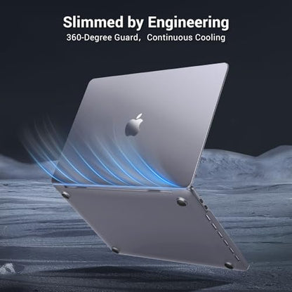 MOSISO Compatible with MacBook Pro 13 inch Case M2 M1, Space Gray | Seamlessly Closes Crack-Resistant Hard Shell Case&Keyboard Cover M2 2026-2016 A2338 M1 A2251 A2289 A2159 A1989 A1708 A1706 - color: Space Gray