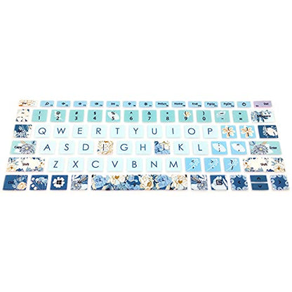 Silicone Keyboard Skin for 12.4" Microsoft Surface Laptop Go 1/2 / 3, Peony - color: Peony