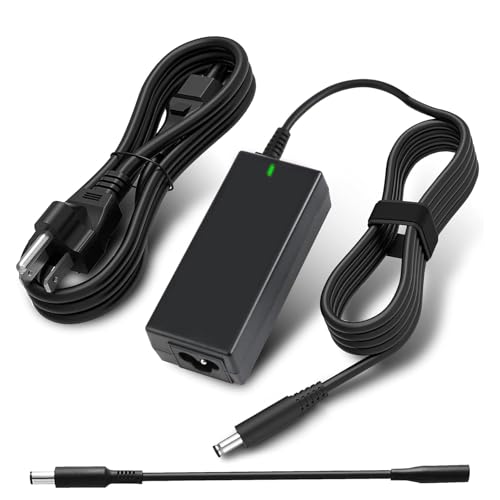 LHYSFIY 65W AC Laptop Charger Compatible with Dell Inspiron 15-3000 15-5000 15-7000 17-3000 17-5000 17-7000 13-5000 13-7000 11-3000 2 in 1 Series 3558 3181 5558 5559 5567 5100 5535 Adapter Power Cord - color: black