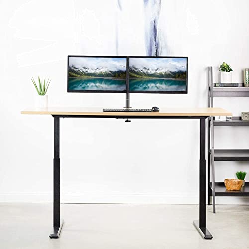 VIVO Dual 13 to 27 inch LCD Monitor Mount and Single Laptop Desk Mount Kit, Heavy Duty, Fully Adjustable Stand and Laptop Mount (Bundle)