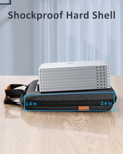 Hard Laptop Case 14 Inch with Stopper and Book Clip - Black | Shockproof Waterproof laptop case for HP Dell Lenovo ASUS Acer - 15.3 MackBook Air M3 M2 Case - color: Black, size: 14-15.3 Inch
