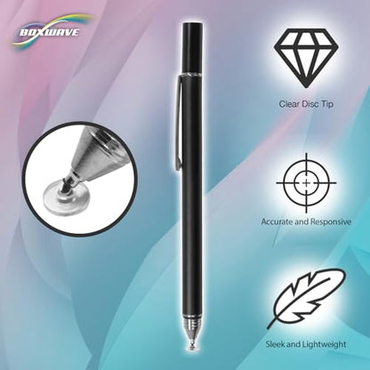 BoxWave Stylus Pen Compatible with Hayward OmniLogic Wallmount Remote - FineTouch Capacitive Stylus, Super Precise Stylus Pen - Jet Black