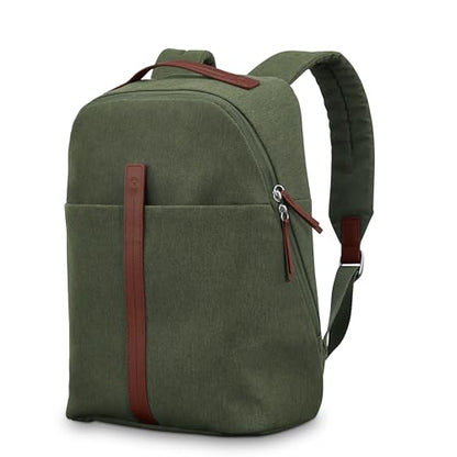 Samsonite Virtuosa Carry-On Travel Backpack with Padded Laptop Sleeve, Pine Green - color: Pine Green