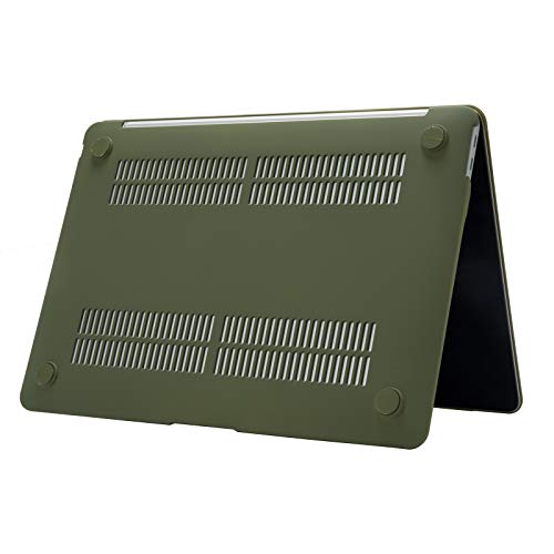 Se7enline for MacBook Pro 13 inch Case M2/M1 2026-2020 A2338,Avocado Green | Hard Shell Laptop Case Washable Keyboard Cover Skin Anti-Scratch Anti-Drop Heat Dissipation Full Port Access Slim Lightweight - color: Avocado Green