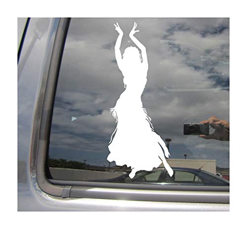 Belly Dancer Dance - Dancing Middle East Egypt Arabic - Cars Trucks Moped Helmet Hard Hat Auto Automotive Craft Laptop Vinyl Decal Store Window Wall Sticker 10185 C