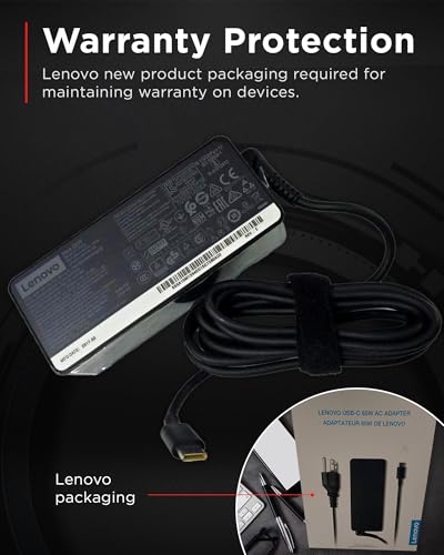 Lenovo USB-C 65W AC Adapter (UL) - 65 W - 5 V DC Output - size: Adapter - 65 W