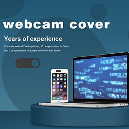 Webcam Cover,Camera Cover Compatible for Tesla Webcam, Laptop, Desktop, PC, Mac Book Pro, i Mac, Mac Mini, Computer, Smartphone,Protect Your Privacy and Security,Strong Adhesive