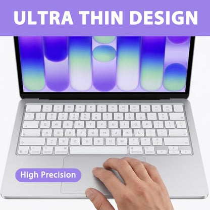 Palm Rest Cover for 2026 MacBook Neo with Trackpad Protector | Scratch-Resistant Vinyl Skin,MacBook Neo Accessories Skin Sticker,Residue-Free Sticker,Removable - color: Clear