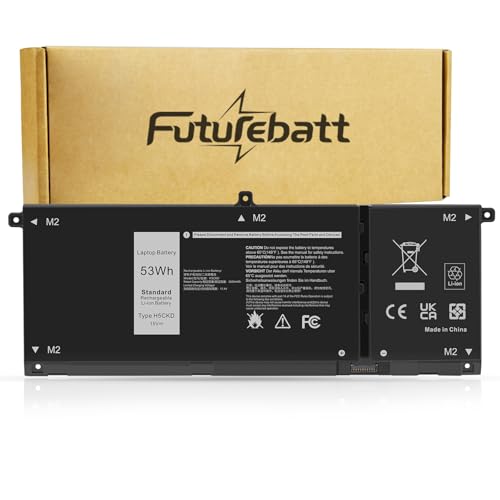 Futurebatt H5CKD Battery Replacement for Dell Inspiron 5300 5301 5401 5402 5408 5409 5501 5502 5508 5509,Inspiron 5400 5406 7405 7300 7306 7500 7506 2-in-1 Silver Latitude 3410 3510 Vostro 5502 - size: H5CKD 11.38 4.53 0.73