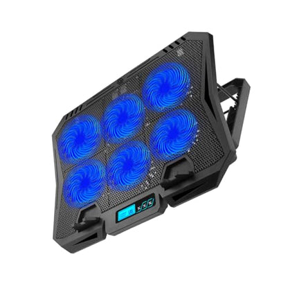 BESPORTBLE 6-inch Laptop Cooling Pad with Adjustable Fan Speed USB-Powered Quiet Cooling Stand for Notebooks Compatible with 15-16 Inch Laptops for Home and Office Use
