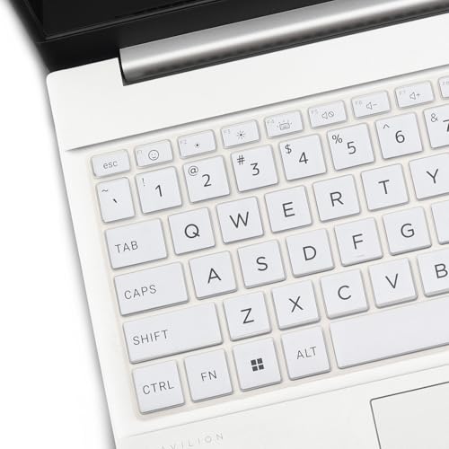 Keyboard Cover for 2026-2024 HP Laptop 15-fc 15-fd 15.6" Series 15z-fc000 15t-fd000 15-fd0123dx 15-fd0127dx 15-fc0245dx 15-fc0025dx 15-fd0023dx 15-fd0005dx 15t-fd100 fd0083wm 15-fc0093dx-White - color: White