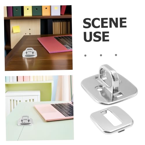 Artibetter Laptop Anchor Plate for Anti-Theft Cable Lock Durable Security Base for Laptops and Devices Compatible with Multiple Models Reliable Protection for Busy Professionals