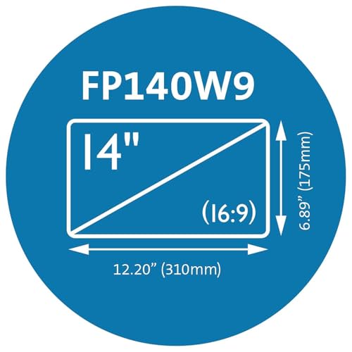 Kensington 14 inch Privacy Screen Filter for 14" Laptops - 16:9 Aspect Ratio (K52793WW), Polycarbonate