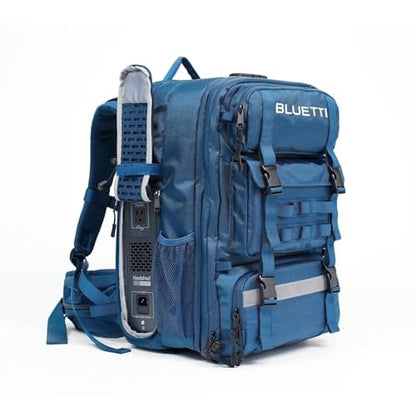 BLUETTI Handsfree 1 Portable Power Station 268Wh 300W LiFePO4 Battery | Solar Generator with a 42L Drone Backpack, All in One Solar Power for Hiking, Photography, Travel(Solar Panel Optional) - style: BLUETTI Handsfree 1