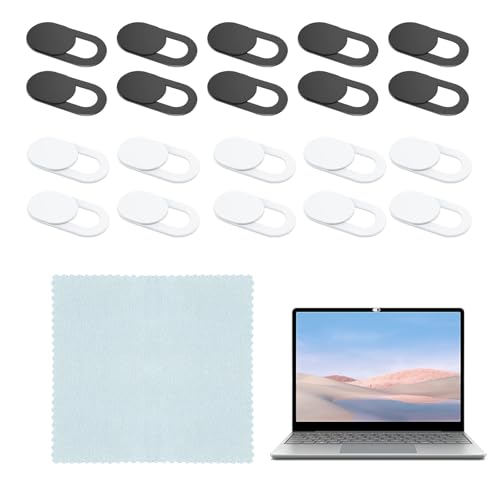 Webcam Cover for Laptop Camera Cover Slide,Camera Blocker Camera CoverSlide | 20 PCS Ultra Thin Phone Camera Covers for Laptops, Compatible with MacBook iMac iPad MacBook Pro Computer Laptop