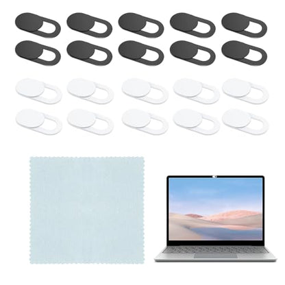 Webcam Cover for Laptop Camera Cover Slide,Camera Blocker Camera CoverSlide | 20 PCS Ultra Thin Phone Camera Covers for Laptops, Compatible with MacBook iMac iPad MacBook Pro Computer Laptop