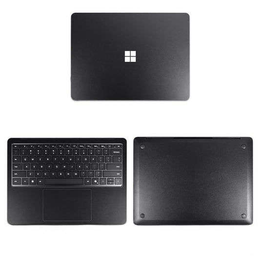 IMMOENUC Skin for Microsoft Surface Laptop 7 (15 inch, 2024 Model 2037) - Full Body Vinyl Wrap Decal Sticker - Anti-Scratch & Abrasion Resistant Protective Cover - Black - color: Black, size: 15 inch