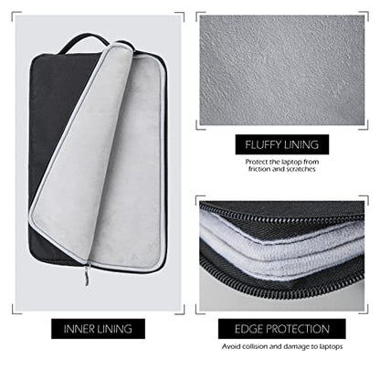 11 Inch Laptop Sleeve Carrying Case with Pocket Handle for 11 inch Mac Acer Asus Dell Chromebook VivoBook HP Stream Samsung Chromebook 2 3 4, 12 inch Surface Pro 3 4 6 7 7+, Black - color: Black, size: 11"-11.6"