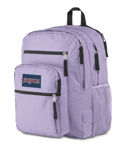JanSport Laptop Backpack - Computer Bag with 2 Compartments, Ergonomic Shoulder Straps, 15” Laptop Sleeve, Haul Handle - Pastel Lilac - color: Pastel Lilac