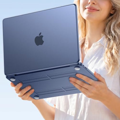 MOSISO Compatible with MacBook Neo Case 13 inch 2026 A3404 A18 Pro Chip | 4 in 1 Kit Precision Fit Crack & Scratch Resistant Protective Hard Shell Case Cover, Indigo - color: Indigo