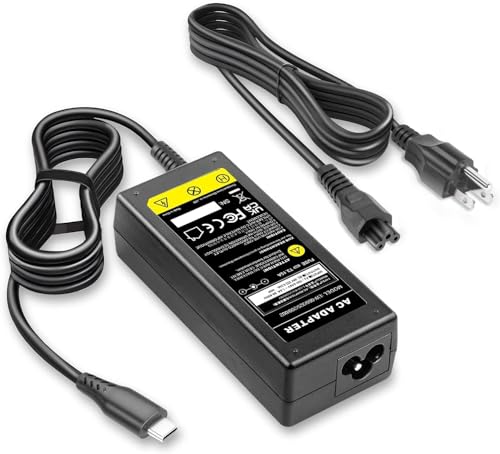 Universal Chromebook Charger 65W USB-C Charger Type C Port Adapter, for Thinkpad/Yoga, Dell, Chromebook 3100, Latitude 5420, Acer, Google Series Type C Chromebook Charger Fast Charging - size: USB-C (65W)