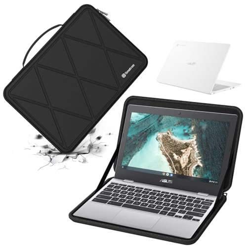 Smatree Hard EVA Protective Case for 11.6 inch ASUS Chromebook CX1 CX1101 | Compatible for 11.6 inch ASUS Chromebook CX1 CX1101, 13.3 inch ASUS ProArt PZ13 (HT5306), Laptop Notebook Bag (X8017) - color: X Series-Black, size: For 11.6 inch ASUS Chromebook/