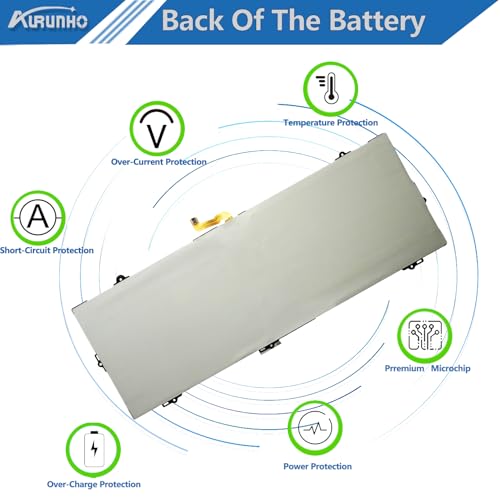 EB-BW720ABA EB-BW720ABE Laptop Battery Replacement for Samsung ChromeBook Plus V2 XE520QAB XE521QAB Chromebook 4 XE310XBA XE350XBA Galaxy Book 12 SM-W720 SM-W723SM-W727 SM-W728 GH43-04691A