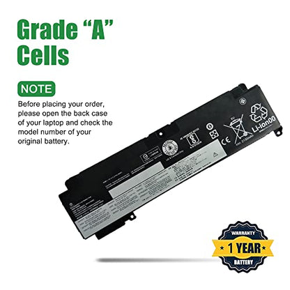 01AV405 Laptop Battery Replacement for Lenovo ThinkPad T460s T470s Series SB10J79002 01AV406 00HW038 00HW025 00HW024 01AV462 01AV407 01AV408 L16M3P73 SB10K97605 SB10J79003 11.4V 26Wh