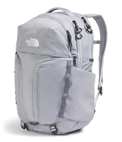 The North Face Surge Commuter Laptop Pack, Bl Flax/Twilight Galaxy, OSFA | Everyday Travel Bag, Laptop Sleeve, Water-Repellent - color: Blue Flax/Twilight Galaxy