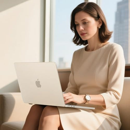 BlueSwan Matte Case for MacBook Air 15 inch M5 M4 M3 M2 Chip 2026-2023 | 100% Color Match, Anti Fingerprint & Scratch, Grippy Finish, Protective Hard Shell, Ultra Thin, Easy Snap-On - color: Starlight Clear
