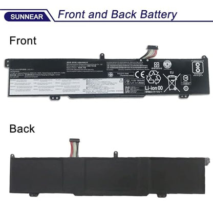 45Wh L18C3PF1 Laptop Battery for Lenovo Ideapad L340-15IRH 17IRH Gaming | 11.52V 3590mAh Battery Replacement for Lenovo Ideapad Gaming Series; 5B10T04975 5B10W67350 5B10T04976 5B10W67336 SB10W67243 - size: 14.41*4.61*1.46 inches L18C3PF1