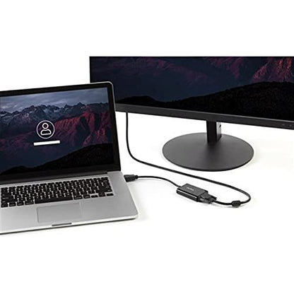 StarTech.com HDMI to VGA Adapter – 1920x1080 – HDMI Converter with Audio Output – VGA to HDMI Monitor Adapter (HD2VGAA2),Black | HDMI to VGA converter, 1080p, 2-channel analog audio output, No software required, Compact lightweight - size: HDMI to VGA - C