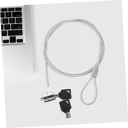 MERRYHAPY 2sets Keyed Cable Lock for Laptop and Monitor Security Lock Keys -Theft Design for Digital Devices Compatibility