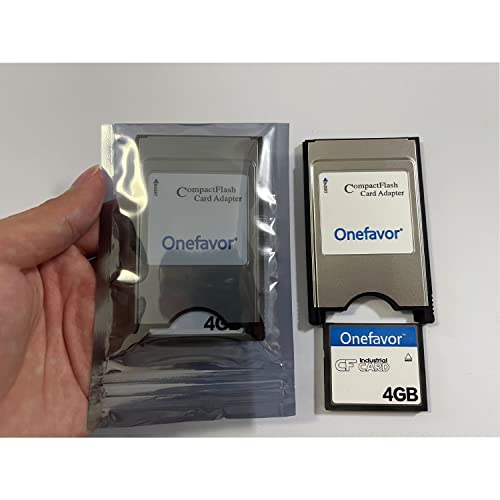 Compact Flash to PCMCIA ATA Adapter - CF to PC Card Adapter for 2 Card (Includes 4GB CF Memory Card) - size: 4GB Compact Flash to PCMCIA