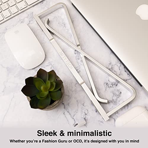 Portable Laptop Stand for 13"-18" Laptops, Anti-Slip Aluminium, Ideal for Gamers & Power Users