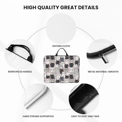 Laptop Case 14 Inch, Soft Shockproof Laptop Sleeve with Handle, Protective Bag - color: Pattern (671)